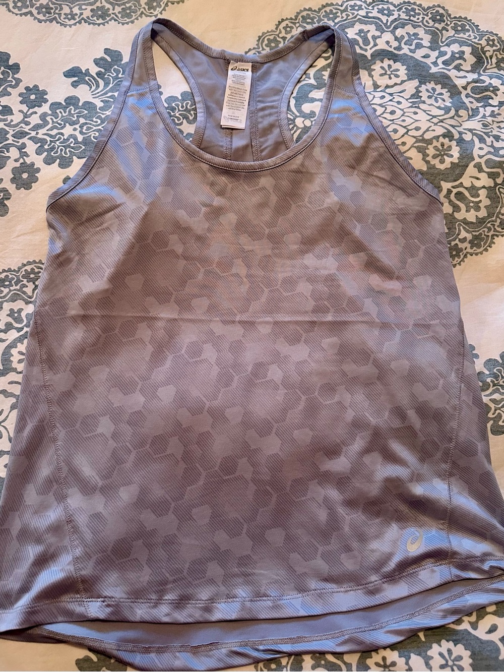 ASICS Women's Gray Racerback Training Dry fit Tank size M
